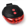 Safety Light - Bicycle Tail Light Safety Night LED With Cool Laser Accessories