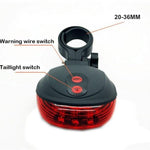 Safety Light - Bicycle Tail Light Safety Night LED With Cool Laser Accessories