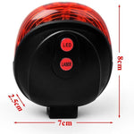 Safety Light - Bicycle Tail Light Safety Night LED With Cool Laser Accessories
