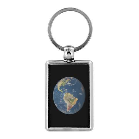 World Map Globe Keychain - Earth Keychain - Space Keychain - World Travel Adventurer Gift - Men and Women's Keychain