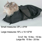 Scratch Resistant Cat Grooming Bag For Nail Trimming, Bathing, And Injections