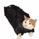 Scratch Resistant Cat Grooming Bag For Nail Trimming, Bathing, And Injections