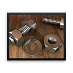 Screws Nuts And Bolts Engineering Framed Photo Poster Wall Art Decoration Decor For Bedroom Living Room