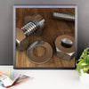 Screws Nuts And Bolts Engineering Framed Photo Poster Wall Art Decoration Decor For Bedroom Living Room