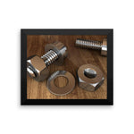 Screws Nuts And Bolts Engineering Framed Photo Poster Wall Art Decoration Decor For Bedroom Living Room