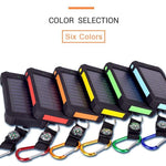 Solar Power Bank With 20000 MAh Waterproof Battery