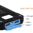 Solar Power Bank With 20000 MAh Waterproof Battery
