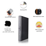Stainless Steel Metal Credit Card With RFID Blocking