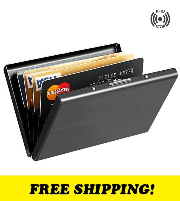 Stainless Steel Metal Credit Card With RFID Blocking