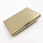 Stainless Steel Metal Credit Card With RFID Blocking