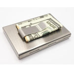 Stainless Steel Metal Credit Card With RFID Blocking