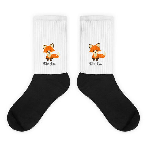 The Cute Adorable Red Fox Socks