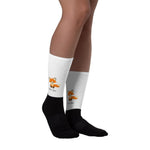The Cute Adorable Red Fox Socks