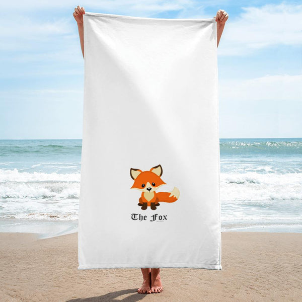 The Cute Adorable Red Fox Towel