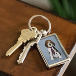 Custom Personalized Beagle Photo Keychain - Turn Your Photos into a Keychain