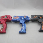 Toy - Beyblade Dual Launcher For Beyblade Metal Fusion Spinning Top Toys - Comes In Red & Blue & Black Color - Click To See More Images
