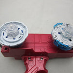 Toy - Beyblade Dual Launcher For Beyblade Metal Fusion Spinning Top Toys - Comes In Red & Blue & Black Color - Click To See More Images