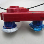 Toy - Beyblade Dual Launcher For Beyblade Metal Fusion Spinning Top Toys - Comes In Red & Blue & Black Color - Click To See More Images