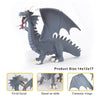 Toy - Gray Grey Blue Dragon Action Figure Toy - A Must Have For Children And Teens - Excellent As A Collector's Item