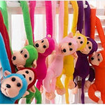 Toy - LightningStore 65cm Long Arm Monkey From Arm To Tail Plush Toys Colorful Monkey Curtains Monkey Stuffed Animal Doll + Toy Organizer Bag Bundle