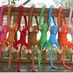 Toy - LightningStore 65cm Long Arm Monkey From Arm To Tail Plush Toys Colorful Monkey Curtains Monkey Stuffed Animal Doll + Toy Organizer Bag Bundle