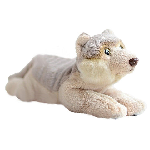 Toy - LightningStore Adorable Cute 21 Cm Baby Wolf Siberian Husky Puppy Doll Realistic Looking Stuffed Animal Plush Toys Plushie Children's Gifts Animals
