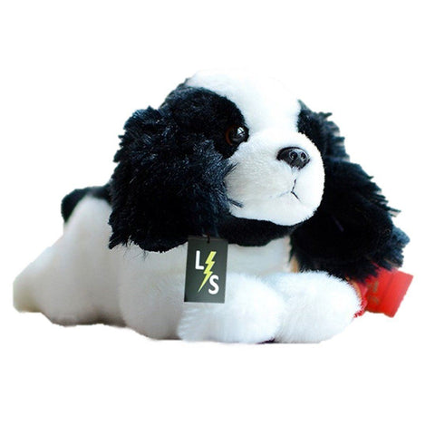 Toy - LightningStore Adorable Cute Baby Black And White Oreo Cookie And Cream Beagle Puppy Doll Realistic Looking Stuffed Animal Plush Toys Plushie Children's Gifts Animals