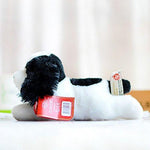 Toy - LightningStore Adorable Cute Baby Black And White Oreo Cookie And Cream Beagle Puppy Doll Realistic Looking Stuffed Animal Plush Toys Plushie Children's Gifts Animals