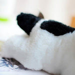 Toy - LightningStore Adorable Cute Baby Black And White Oreo Cookie And Cream Beagle Puppy Doll Realistic Looking Stuffed Animal Plush Toys Plushie Children's Gifts Animals