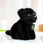 Toy - LightningStore Adorable Cute Baby Black Panther Cat Kitten Doll Realistic Looking Stuffed Animal Plush Toys Plushie Children's Gifts Animals