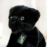 Toy - LightningStore Adorable Cute Baby Black Panther Cat Kitten Doll Realistic Looking Stuffed Animal Plush Toys Plushie Children's Gifts Animals