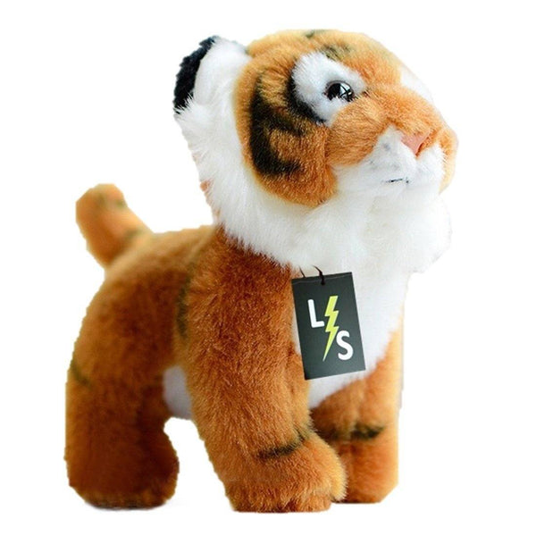 Toy - LightningStore Adorable Cute Baby Standing Tiger Cub Doll Realistic Looking Stuffed Animal Plush Toys Plushie Children's Gifts Animals