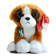 Toy - LightningStore Adorable Cute Baby Standing White And Brown Beagle Bull Dog Hybrid Doll Realistic Looking Stuffed Animal Plush Toys Plushie Children's Gifts Animals