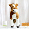 Toy - LightningStore Adorable Cute Baby Standing White And Brown Oreo Cookie And Cream Horse Pony Doll Realistic Looking Stuffed Animal Plush Toys Plushie Children's Gifts Animals