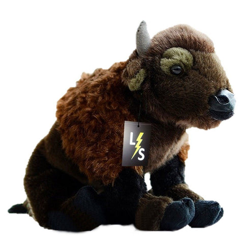 Toy - LightningStore Adorable Cute Bison Bull Matador Doll Realistic Looking Stuffed Animal Plush Toys Plushie Children's Gifts Animals