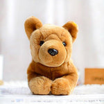Toy - LightningStore Adorable Cute Black And Brown Herding Dog Doll Realistic Looking Stuffed Animal Plush Toys Plushie Children's Gifts Animals