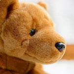 Toy - LightningStore Adorable Cute Black And Brown Herding Dog Doll Realistic Looking Stuffed Animal Plush Toys Plushie Children's Gifts Animals
