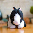 Toy - LightningStore Adorable Cute Black And White Oreo Cookie And Cream Rabbit Rabit Bunny Doll Realistic Looking Stuffed Animal Plush Toys Plushie Children's Gifts Animals + Toy Organizer Bag Bundle