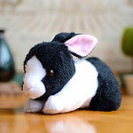 Toy - LightningStore Adorable Cute Black And White Oreo Cookie And Cream Rabbit Rabit Bunny Doll Realistic Looking Stuffed Animal Plush Toys Plushie Children's Gifts Animals + Toy Organizer Bag Bundle