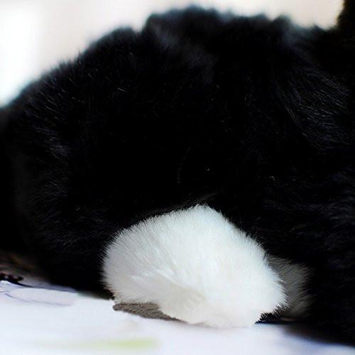 Toy - LightningStore Adorable Cute Black Baby Cat Kitten Doll Realistic Looking Stuffed Animal Plush Toys Plushie Children's Gifts Animals