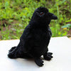 Toy - LightningStore Adorable Cute Black Crow Bird Stuffed Animal Doll Realistic Looking Plush Toys Plushie Children's Gifts Animals + Toy Organizer Bag Bundle