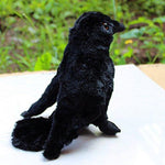 Toy - LightningStore Adorable Cute Black Crow Bird Stuffed Animal Doll Realistic Looking Plush Toys Plushie Children's Gifts Animals + Toy Organizer Bag Bundle