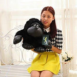 Toy - LightningStore Adorable Cute Black Gorilla King Kong Stuffed Animal Doll Realistic Looking Plush Toys Plushie Children's Gifts Animals + Toy Organizer Bag Bundle
