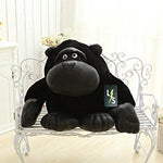 Toy - LightningStore Adorable Cute Black Gorilla King Kong Stuffed Animal Doll Realistic Looking Plush Toys Plushie Children's Gifts Animals + Toy Organizer Bag Bundle