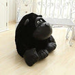 Toy - LightningStore Adorable Cute Black Gorilla King Kong Stuffed Animal Doll Realistic Looking Plush Toys Plushie Children's Gifts Animals + Toy Organizer Bag Bundle