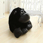 Toy - LightningStore Adorable Cute Black Gorilla King Kong Stuffed Animal Doll Realistic Looking Plush Toys Plushie Children's Gifts Animals + Toy Organizer Bag Bundle