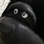 Toy - LightningStore Adorable Cute Black Gorilla King Kong Stuffed Animal Doll Realistic Looking Plush Toys Plushie Children's Gifts Animals + Toy Organizer Bag Bundle