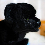 Toy - LightningStore Adorable Cute Black Panter Leopard Tiger Baby Cub Dog Puppy Doll Realistic Looking Stuffed Animal Plush Toys Plushie Children's Gifts Animals