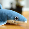 Toy - LightningStore Adorable Cute Blue Shark Stuffed Animal Doll Realistic Looking Plush Toys Plushie Children's Gifts Animals
