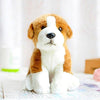 Toy - LightningStore Adorable Cute Brown And White Beagle Jack Russell Dog Puppy Mixed Hybrid Doll Realistic Looking Stuffed Animal Plush Toys Plushie Children's Gifts Animals